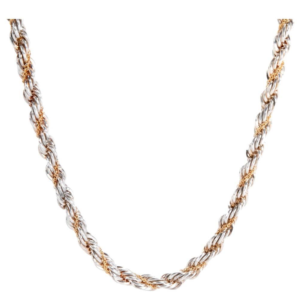 Tiffany & Co. twisted rope chain necklace
